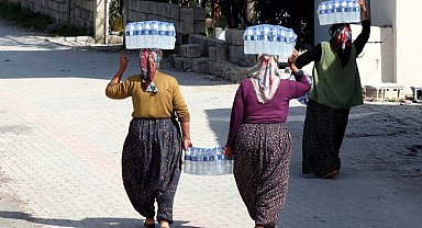 Hatay'da bir günde 95 bin litre su ulaştırıldı