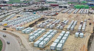 Hatay'da Konya'nın 349 konteyneri tamamlandı