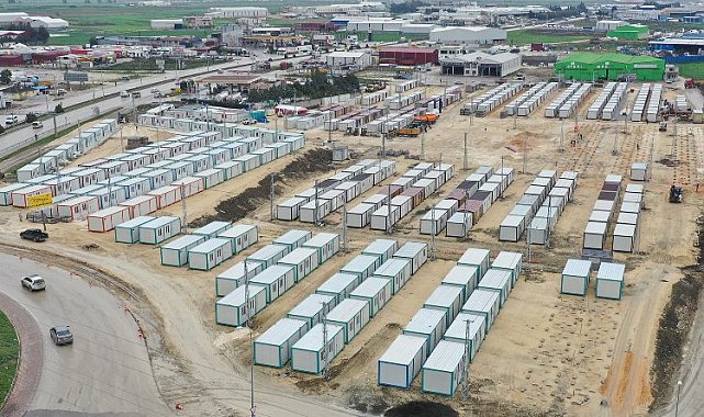 Hatay'da Konya'nın 349 konteyneri tamamlandı