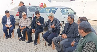 HÜDA PAR’lı Eşin, Antakya’da depremzedeleri ziyaret etti