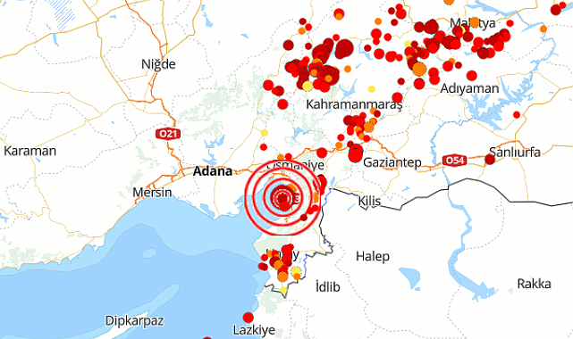 İskenderun'da deprem