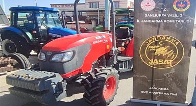 Isparta'dan çalınan traktör Şanlıurfa'da bulundu