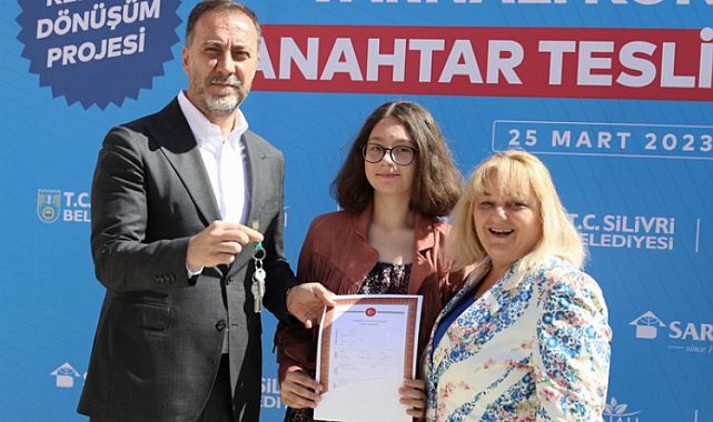 İstanbul Silivri'de kentsel dönüşümde tapu sevinci