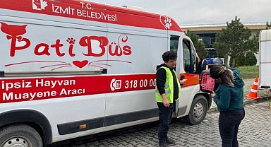 İzmit'in Patibüs'ü afet bölgesinde de devriyede