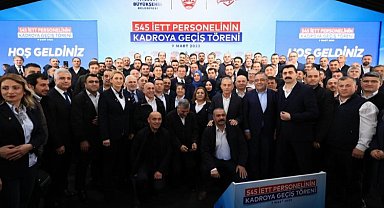 Kadroya alınan İETT'li sayısı bin 800'ü aştı