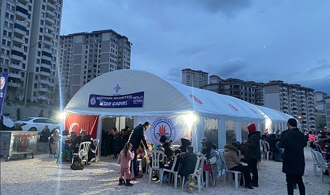 Kağıthane Belediyesi, Malatya’da bin kişilik iftar veriyor