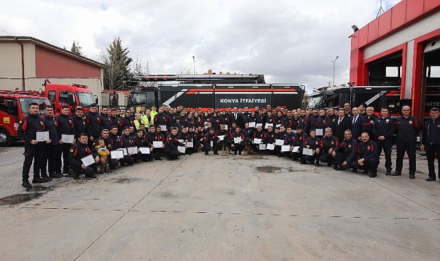 Kahraman itfaiyecilere teşekkür