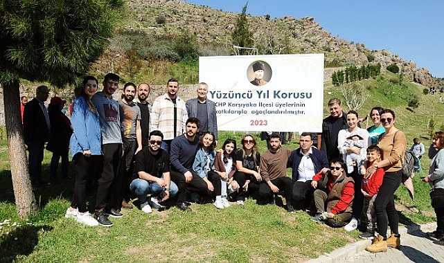 Karşıyaka’da “100. Yıl Korusu” oluşturuldu