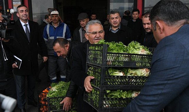 Kayseri protokolünden yardım teşekkürü