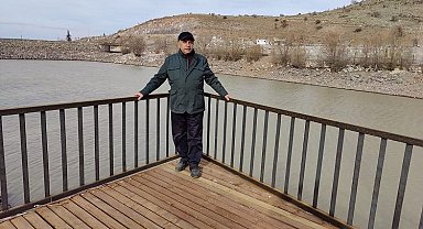 Kayseri Talas'ta sulama kanallarına yakın takip