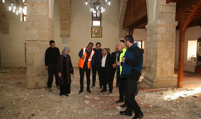Kayseri'de tarihi camiye büyük restorasyon