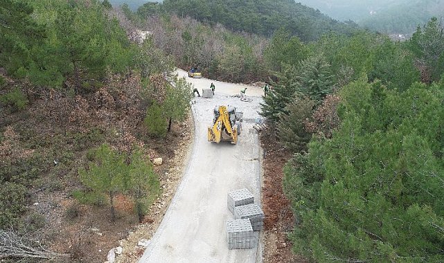 Kazdağları'nda yol sorunu bitiyor