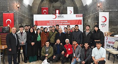 Kızılay Kayseri Ok Burcu Büyükkılıç'ı ağırladı