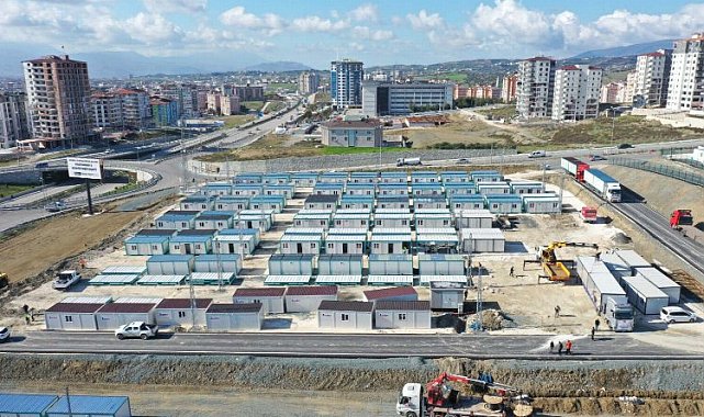 Kocaeli Büyükşehir'den Defne'ye konteyner kent