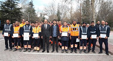 Konya'nın Hatay gönüllülerine teşekkür belgesi