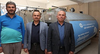 Küçükköy'e 8 tonluk süt tankı