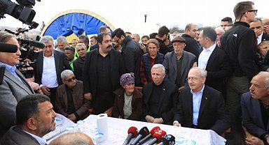 Malatya'da Kılıçdaroğlu'ndan 'Güzelbahçe Konteyner Kent'e ziyaret