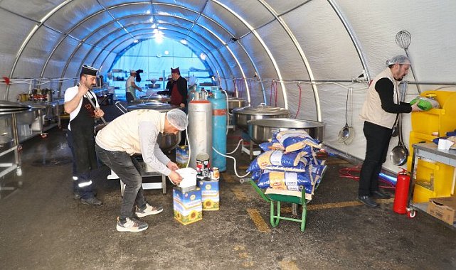 Malatya'da yemeklerin kontrolü Van ekiplerinde