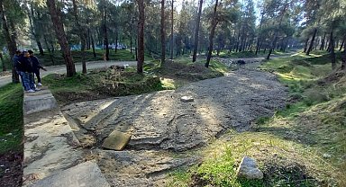 Manisa'da dere yatağında akış sağlandı