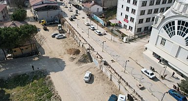 Manisa'da Selendi Atatürk Bulvarı'na peyzaj hazırlığı