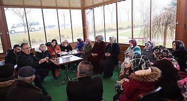 Mehmet Savran'dan mahalle ziyareti