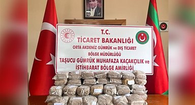 Mersin Taşucu Limanı’nda 35 kilogram uyuşturucu ele geçirildi