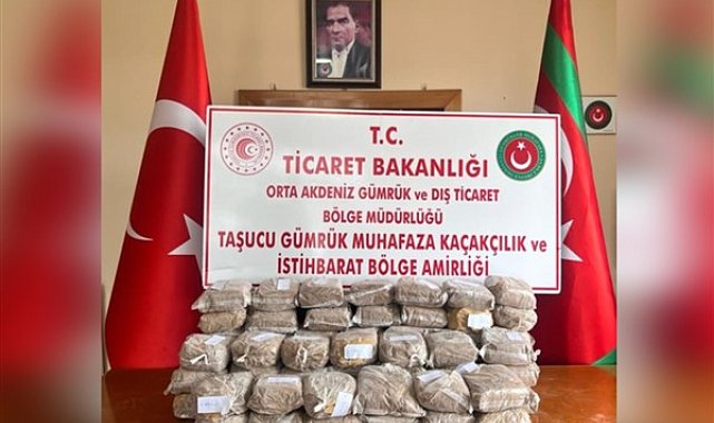 Mersin Taşucu Limanı’nda 35 kilogram uyuşturucu ele geçirildi
