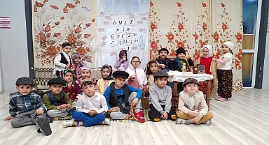 Minikler, Yaşlılara Saygı Haftası'nda büyüklerini unutmadı