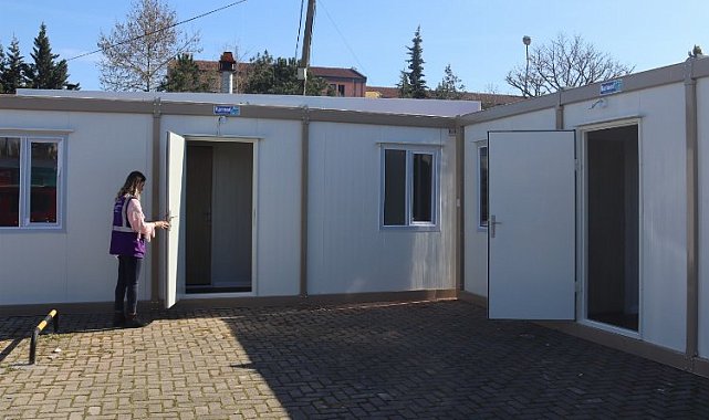 'Mor Yerleşke Konteynerleri' artık İzmit'te