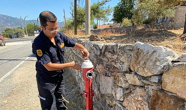 Muğla Büyükşehir İtfaiyesi 1631 Hidrant Kurulumu Gerçekleştirdi