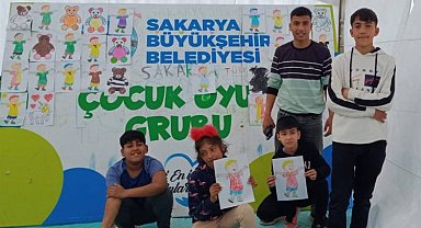 Sakarya Diyarbakır'da afet çocuklarının sevinci oldu
