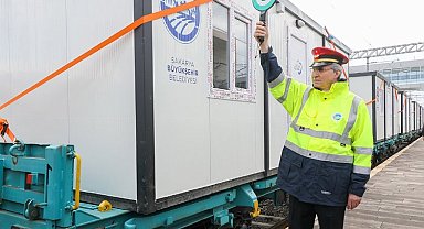 Sakarya'dan konteynerler demiryolundan uğurlandı
