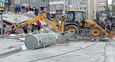 Şanlıurfa'da çöken binada 1 kişi yaralı kurtuldu