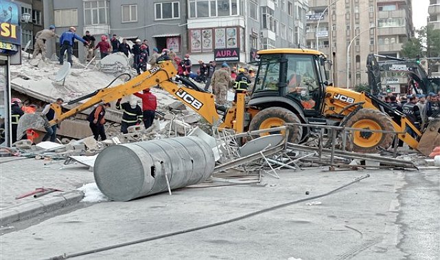 Şanlıurfa'da çöken binada 1 kişi yaralı kurtuldu