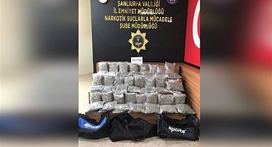 Şanlıurfa'da uyuşturucu operasyonu