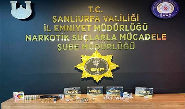 Şanlıurfa'da uyuşturucu operasyonu