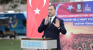 Silivrili çiftçilerden 'milli ayçiçek tohumu' sevinci