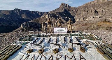 Şırnak 'Abluka'sında çok sayıda mühimmat ele geçirildi