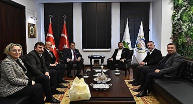 Tarihi Çarşı ve Hanlar Birliği'nden Dündar'a ziyaret