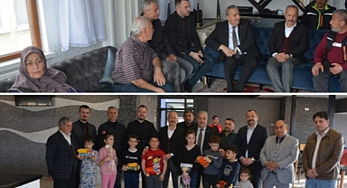Taytak ile İl Teşkilatı Depremzedeleri Ziyarette Bulundu