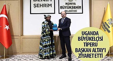 Uganda Büyükelçisi Tiperu Başkan Altay'ı Ziyaret Etti