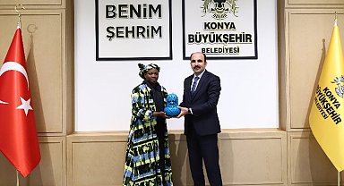 Uganda Büyükelçisi'nden Konya ziyareti