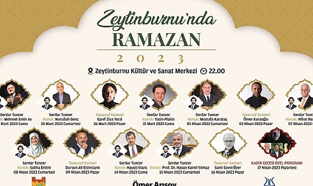 Zeytinburnu Kültür Sanat'ta Ramazan Etkinlikleri Başlıyor