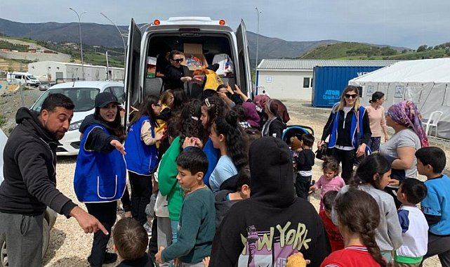 Afetzede çocukların yüzü YASAV'la güldü