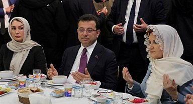 Akşener ve İmamoğlu, muhtarlarla iftarda buluştu