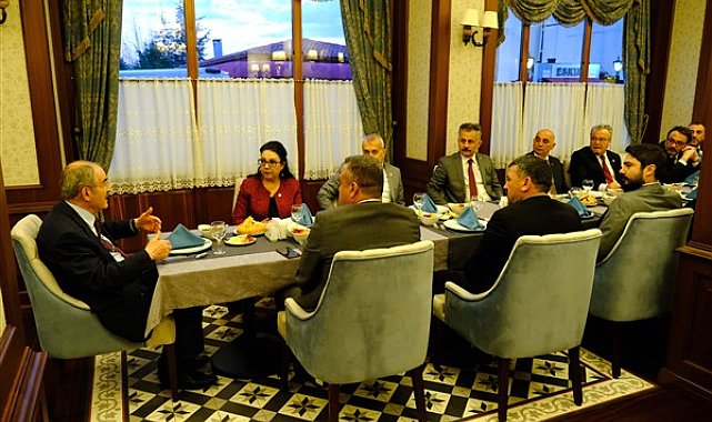 Başkan Büyükerşen’in ev sahipliğinde Millet İttifakı zirvesi