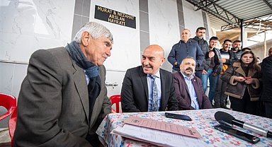 Başkan Soyer, Kiraz'ın Dokuzlar köyünü ziyaret etti