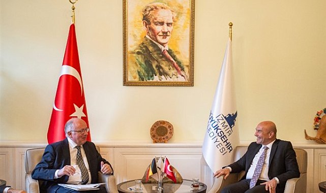 Belçika'nın Ankara Büyükelçisi’nden Başkan Soyer’e ziyaret