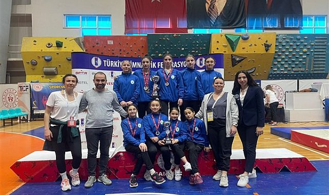 Bornovalı cimnastikçiler Türkiye Şampiyonu