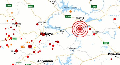 Elazığ'da deprem